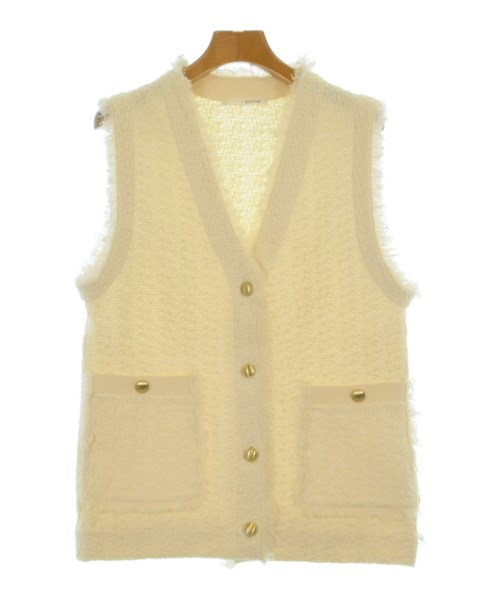 qualite(カリテ)ベスト 白 サイズ:38(M位)/2200649393237