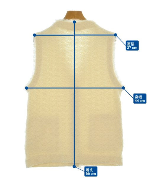 qualite（カリテ）ベスト 白 サイズ:38(M位) レディース/2200649393237