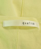 qualite（カリテ）ニット・セーター 黄 サイズ:F レディース/2200649393329