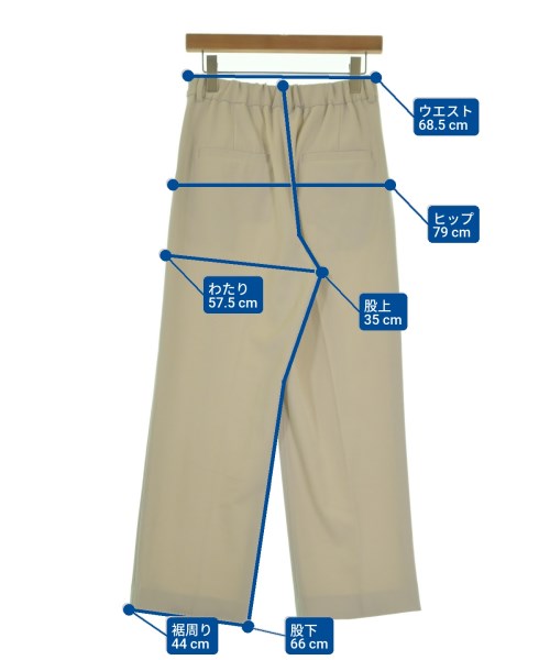 qualite（カリテ）スラックス ベージュ サイズ:38(M位) レディース/2200649393442