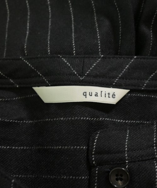 qualite（カリテ）カジュアルシャツ 黒 サイズ:F レディース/2200647445020