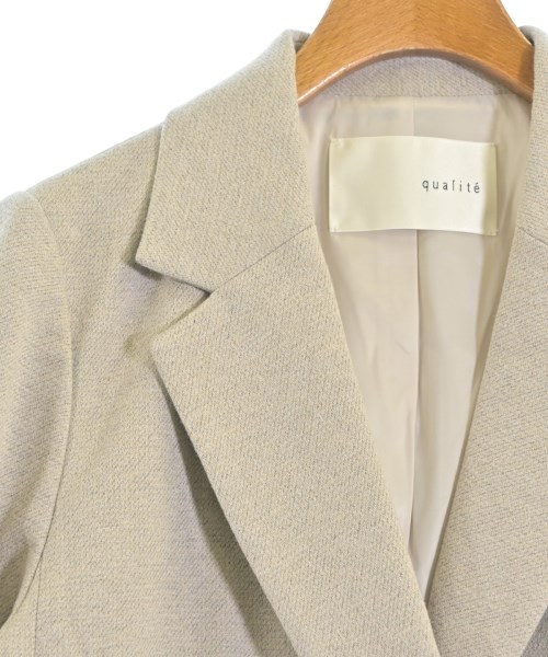 qualite（カリテ）ジャケット ベージュ サイズ:38(M位) レディース/2200642389114