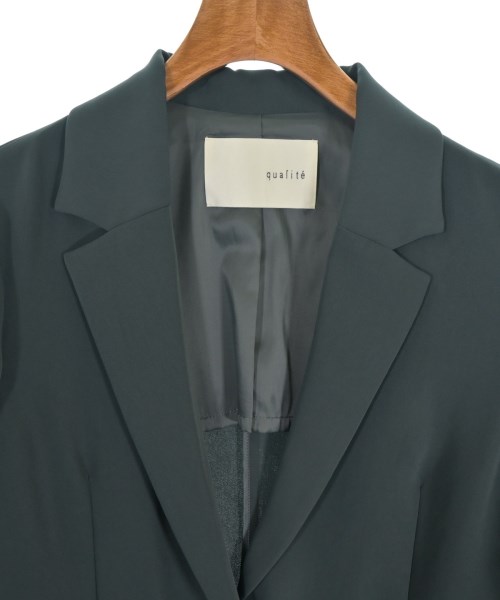 qualite（カリテ）テーラードジャケット グレー サイズ:36(S位) レディース/2200656513017