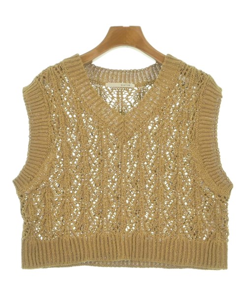 qualite(カリテ)ニット・セーター ベージュ サイズ:F/2200658371059