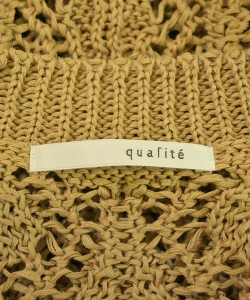 qualite（カリテ）ニット・セーター ベージュ サイズ:F レディース/2200658371059