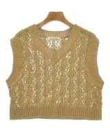 qualite（カリテ）ニット・セーター ベージュ サイズ:F レディース/2200658371059