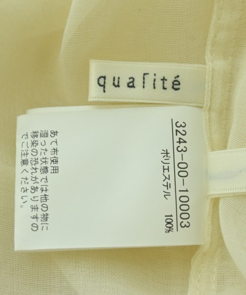 qualite（カリテ）カジュアルシャツ 白 サイズ:F レディース/2200705517348