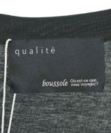 qualite（カリテ）Tシャツ・カットソー 黒 サイズ:F レディース/2200713296310