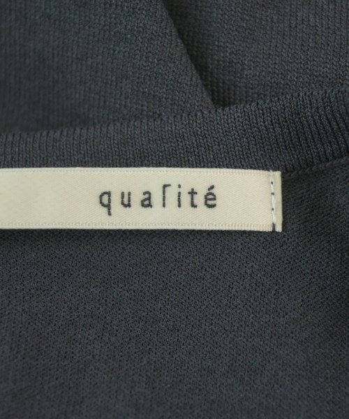 qualite（カリテ）オールインワン/サロペット グレー サイズ:38(M位) レディース/2200712960038