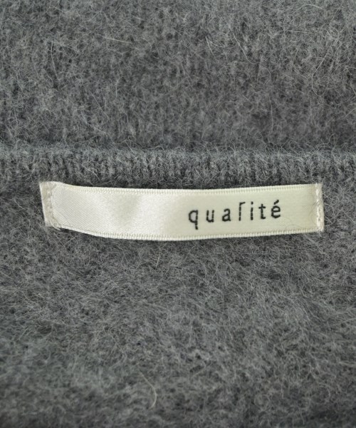 qualite（カリテ）ニット・セーター グレー サイズ:F レディース/2200712960083