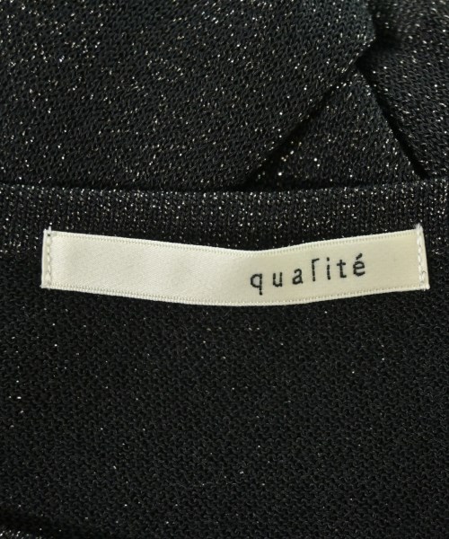 qualite（カリテ）ニット・セーター 黒 サイズ:F レディース/2200712960090