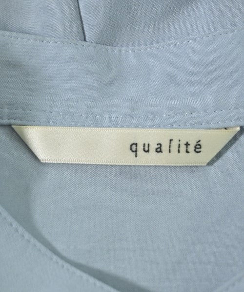 qualite（カリテ）カジュアルシャツ 青 サイズ:F レディース/2200712960113