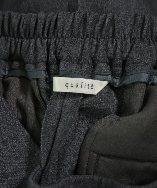 qualite（カリテ）スラックス グレー サイズ:38(M位) レディース/2200645095029