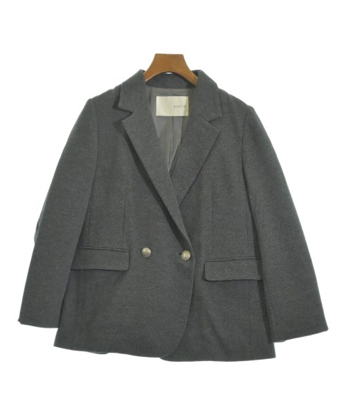 qualite(カリテ)カジュアルジャケット グレー サイズ:38(M位)/2200625392018