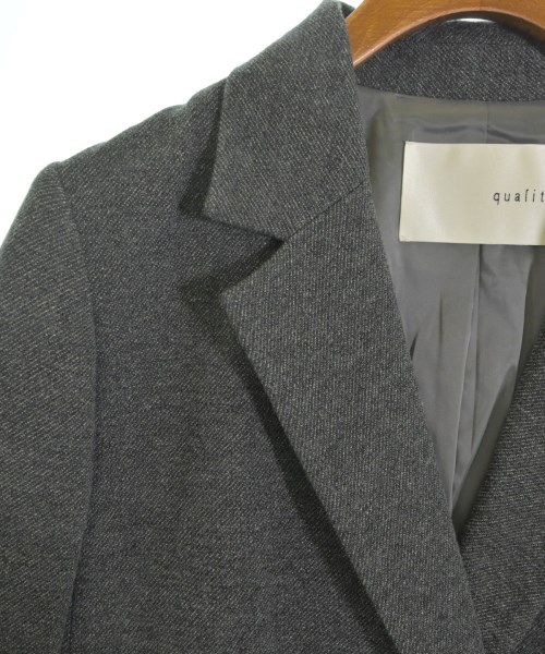 qualite（カリテ）カジュアルジャケット グレー サイズ:38(M位) レディース/2200625392018