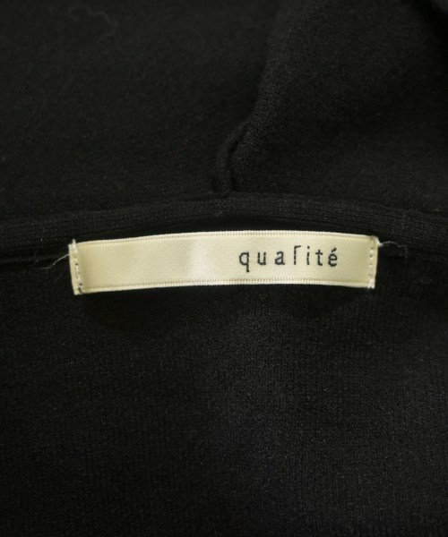 qualite（カリテ）カーディガン 黒 サイズ:F レディース/2200648334026