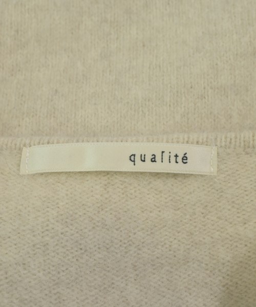 qualite（カリテ）ニット・セーター ベージュ サイズ:36(S位) レディース/2200645992069