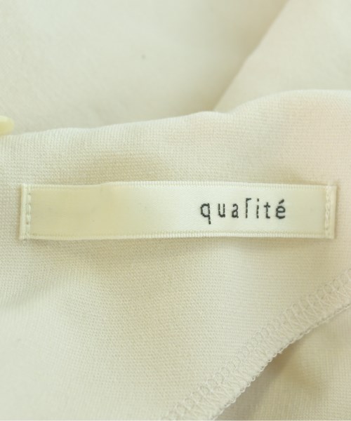 qualite（カリテ）Tシャツ・カットソー ベージュ サイズ:F レディース/2200643069039