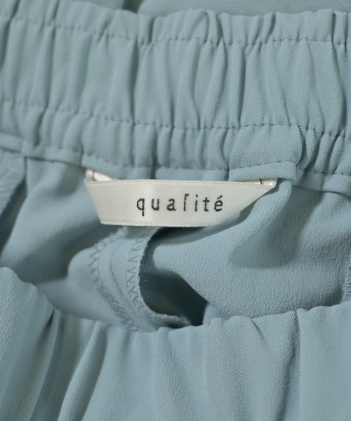 qualite（カリテ）スラックス 青 サイズ:36(S位) レディース/2200702945083