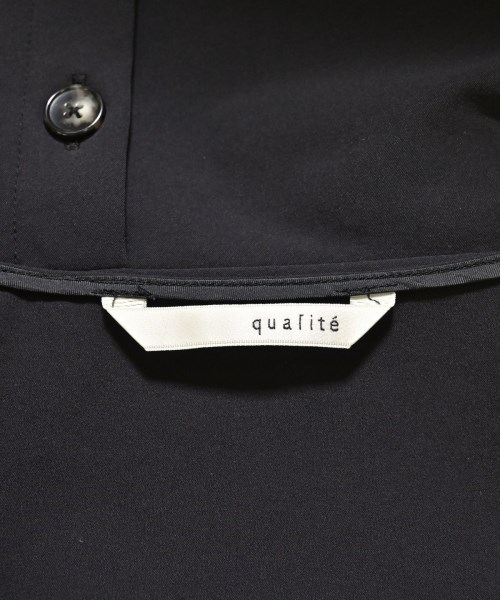 qualite（カリテ）ブラウス 黒 サイズ:38(M位) レディース/2200702945243