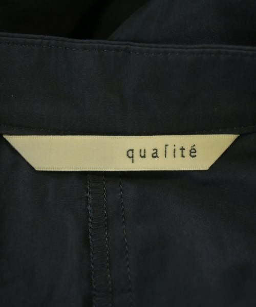 qualite（カリテ）ブラウス 黒 サイズ:F レディース/2200702945328