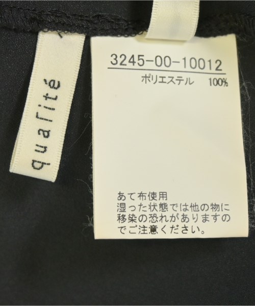 qualite（カリテ）ブラウス 黒 サイズ:F レディース/2200702945359
