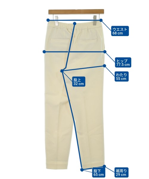 qualite（カリテ）スラックス 白 サイズ:38(M位) レディース/2200663142095