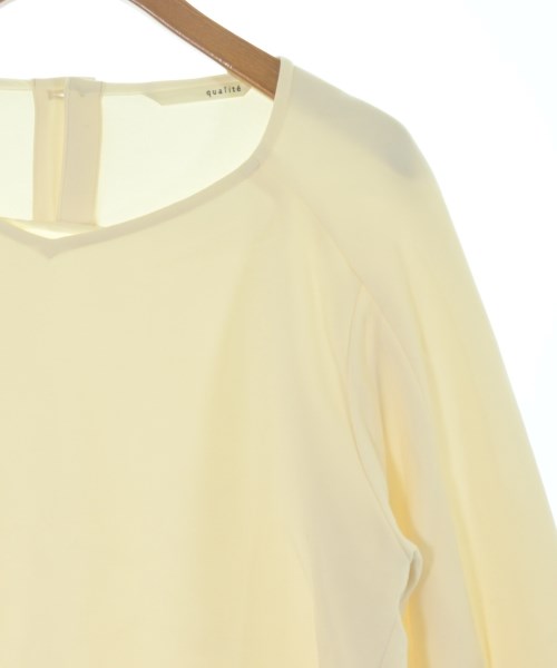 qualite（カリテ）カジュアルシャツ 黄 サイズ:38(M位) レディース/2200663142101