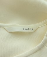 qualite（カリテ）カジュアルシャツ 黄 サイズ:38(M位) レディース/2200663142101