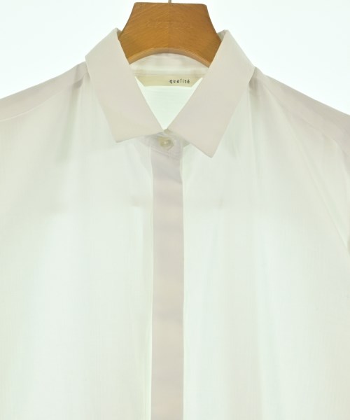 qualite（カリテ）ドレスシャツ 白 サイズ:F レディース/2200665516016