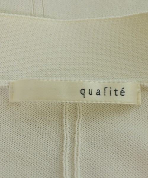 qualite（カリテ）カーディガン 白 サイズ:F レディース/2200669204049