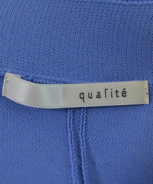 qualite（カリテ）カーディガン 青 サイズ:F レディース/2200669204056