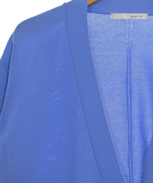 qualite（カリテ）カーディガン 青 サイズ:F レディース/2200669204056