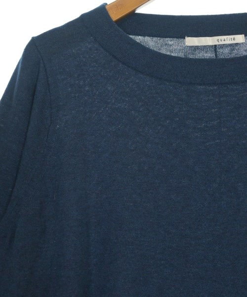 qualite（カリテ）ニット・セーター 紺 サイズ:F レディース/2200669204070