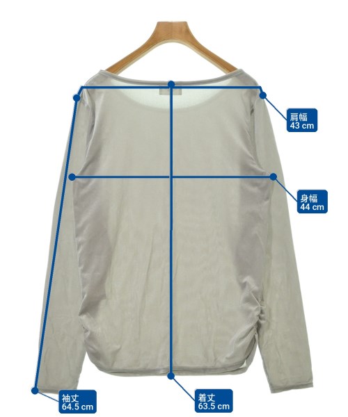 qualite（カリテ）Tシャツ・カットソー グレー サイズ:F レディース/2200725646042