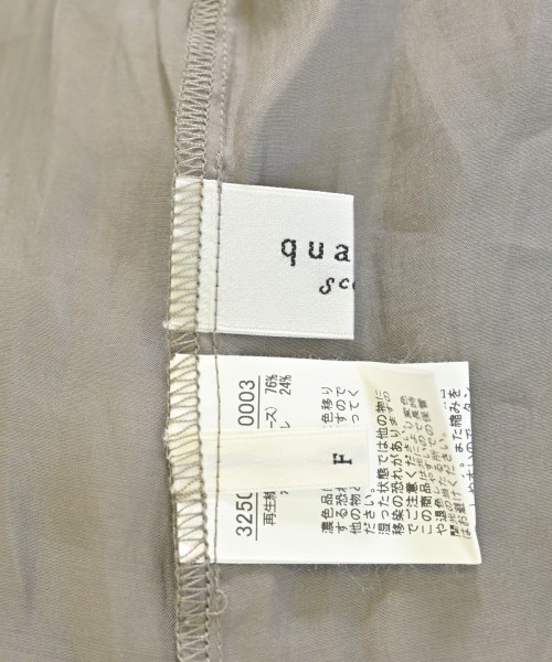 qualite（カリテ）カジュアルシャツ グレー サイズ:F レディース/2200679373087