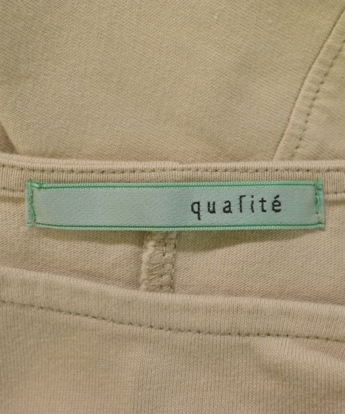 qualite（カリテ）Tシャツ・カットソー ベージュ サイズ:F レディース/2200678973103