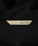qualite（カリテ）シャツワンピース 黒 サイズ:38(M位) レディース/2200680009104