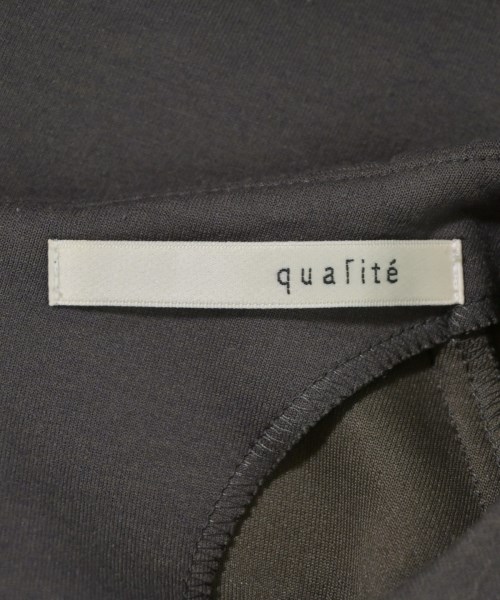 qualite（カリテ）Tシャツ・カットソー グレー サイズ:F レディース/2200680009142