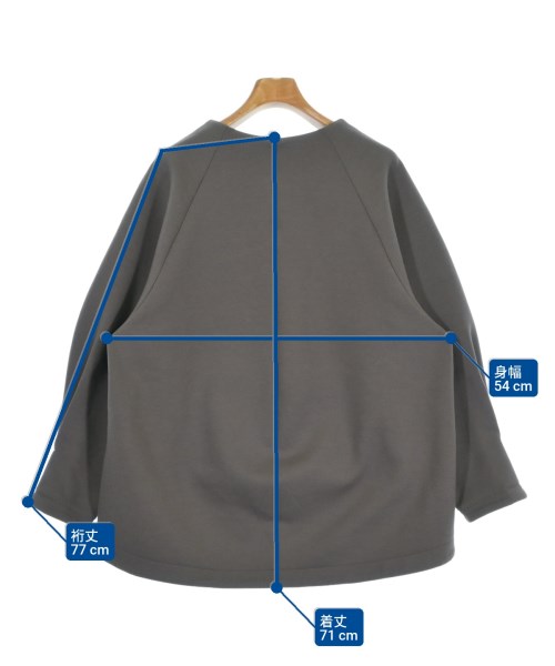 qualite（カリテ）Tシャツ・カットソー グレー サイズ:F レディース/2200680009142