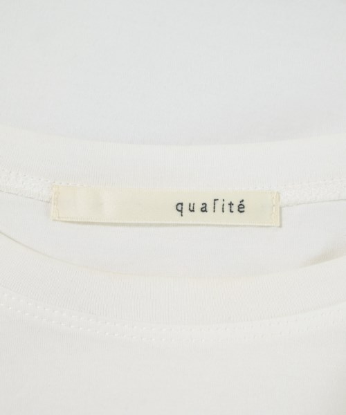 qualite（カリテ）Tシャツ・カットソー 白 サイズ:F レディース/2200680009173
