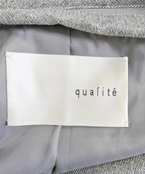 qualite（カリテ）ダウンコート グレー サイズ:38(M位) レディース/2200675333016