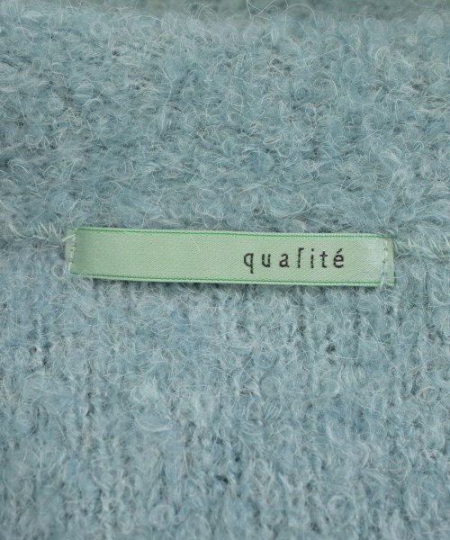 qualite（カリテ）ニット・セーター 青 サイズ:F レディース/2200689784101
