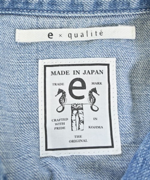 qualite（カリテ）カジュアルシャツ 青 サイズ:F レディース/2200686587057