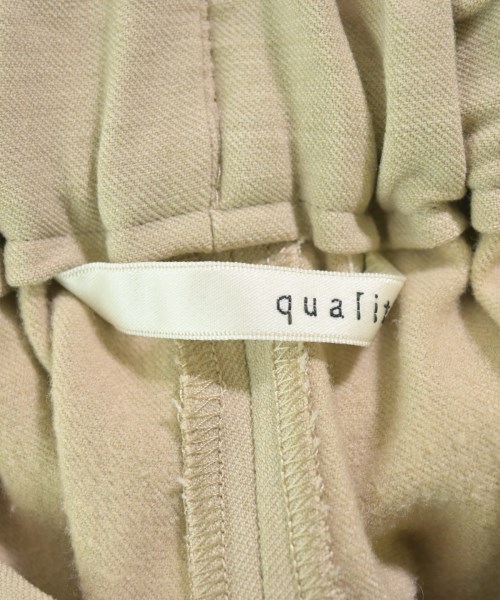 qualite（カリテ）スラックス ベージュ サイズ:34(XS位) レディース/2200688582227