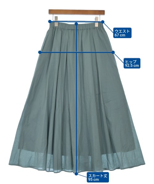 URBAN RESEARCH Sonny Label（アーバンリサーチサニーレーベル）ロング・マキシ丈スカート 緑 サイズ:F レディース/2200629895010