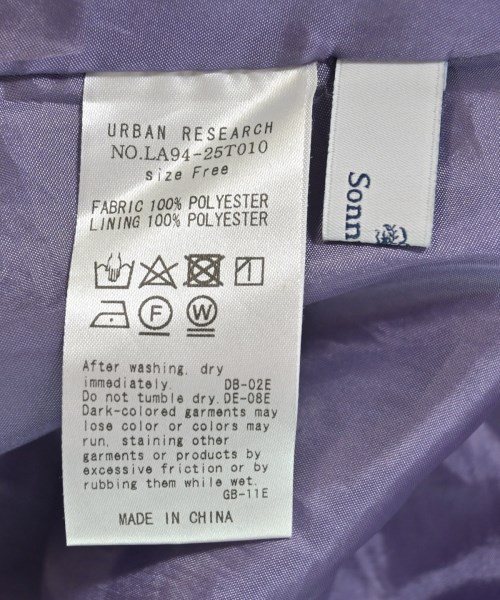 URBAN RESEARCH Sonny Label（アーバンリサーチサニーレーベル）ロング・マキシ丈スカート 紫 サイズ:F レディース/2200632668106