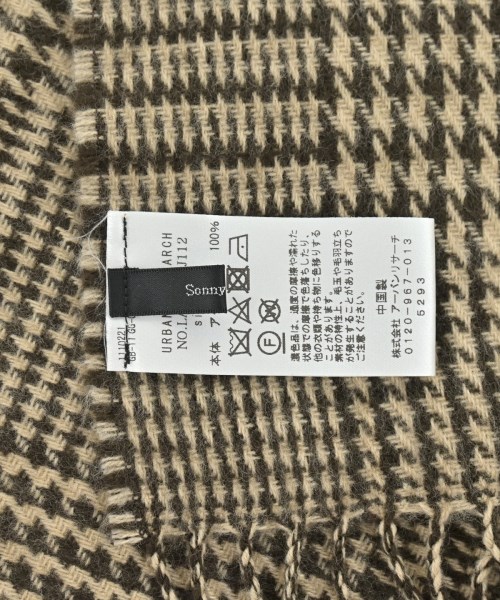 URBAN RESEARCH Sonny Label（アーバンリサーチサニーレーベル）ストール 茶 サイズ:- レディース/2200619549053