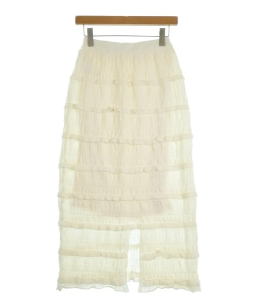 URBAN RESEARCH Sonny Label（アーバンリサーチサニーレーベル）ロング・マキシ丈スカート 白 サイズ:F レディース/2200625224036