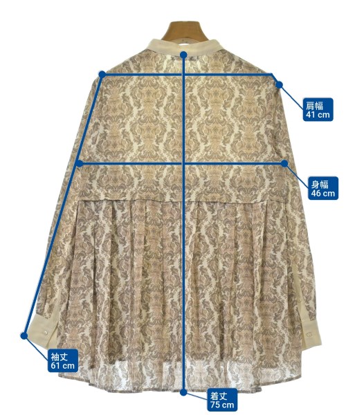 URBAN RESEARCH Sonny Label（アーバンリサーチサニーレーベル）ブラウス ベージュ サイズ:F レディース/2200627411021